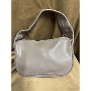 Marc Jacobs The Pushlock Mini Hobo Cement Soft Leather
